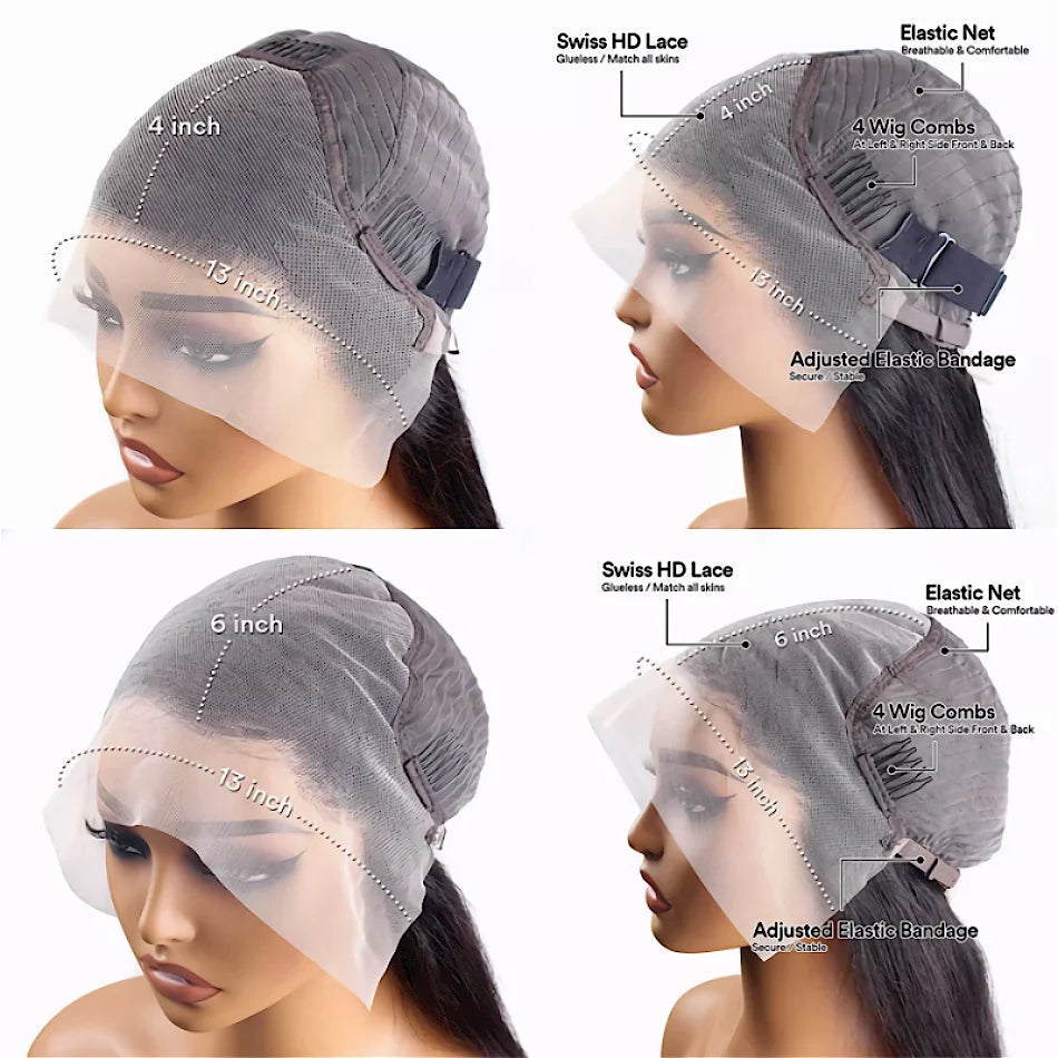 Brazilian 1B/Pink Ombre 13x4 13x6 HD Lace Front Wigs 220% Density Body Wave Highlight Wig Human Hair Pink And Black Colored Wig