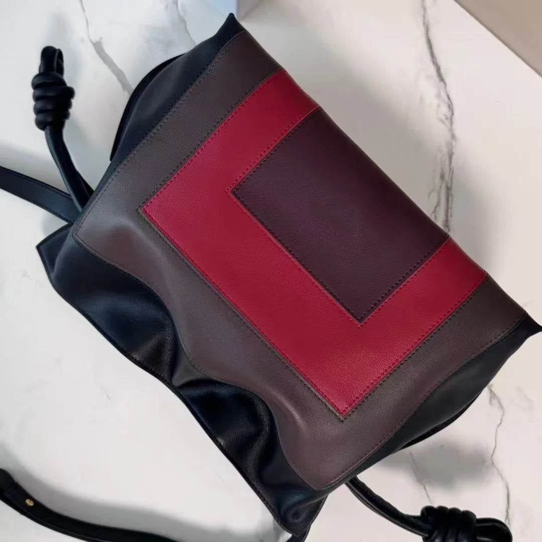 New Women's Soft Leather Tote Bag, Casual Crossbody Shoulder Bag, Fashionable and Versatile Hobo Purse
