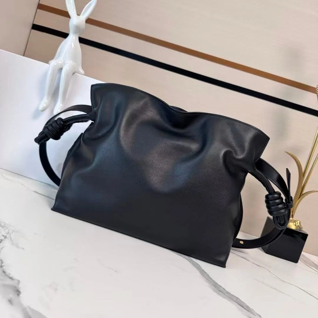 New Women's Soft Leather Tote Bag, Casual Crossbody Shoulder Bag, Fashionable and Versatile Hobo Purse