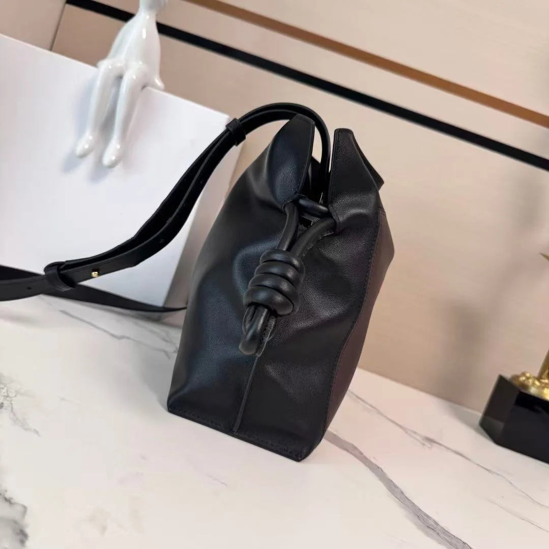 New Women's Soft Leather Tote Bag, Casual Crossbody Shoulder Bag, Fashionable and Versatile Hobo Purse