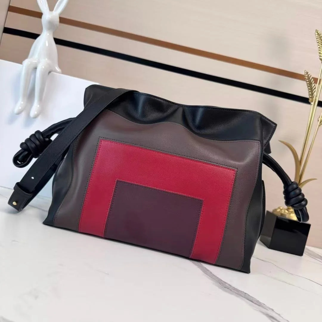 New Women's Soft Leather Tote Bag, Casual Crossbody Shoulder Bag, Fashionable and Versatile Hobo Purse