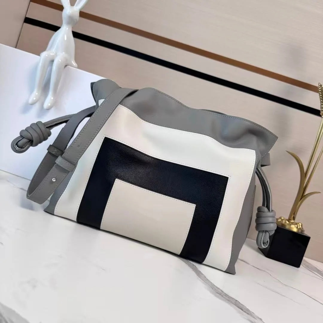 New Women's Soft Leather Tote Bag, Casual Crossbody Shoulder Bag, Fashionable and Versatile Hobo Purse