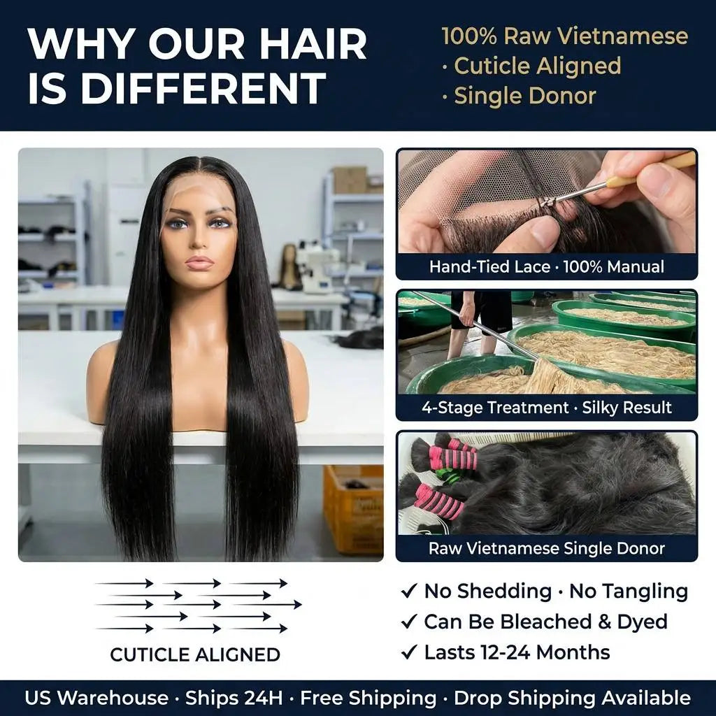 30 40 Inch 100% Cuticle Aligned Raw Unprocessed Human Hair Wigs 13x6 Bone Straight Glueless Lace Front Vietnamese Brazilian Wig