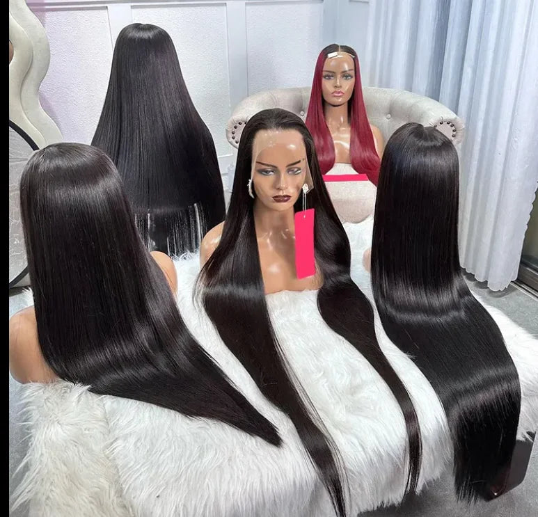 13x6 13x4 Wholesale Glueless Lace Front Wig Virgin Indian Hair Wigs hd Lace Available Raw Cuticle Aligned Virgin Human Hair Wigs