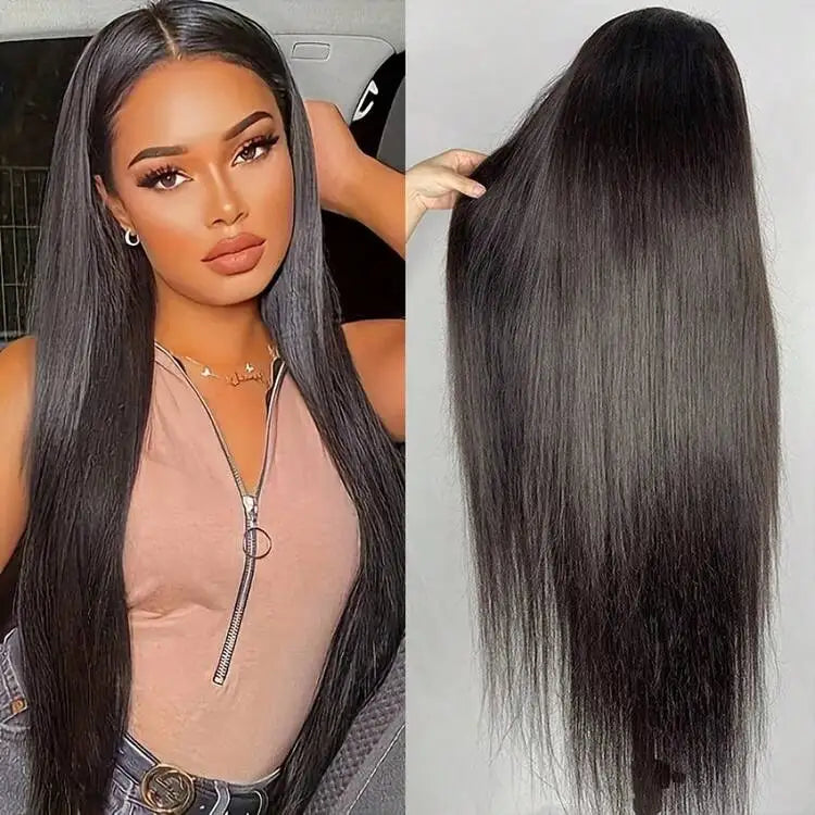 Original Vietnamese Raw Hair Wig 13x4 HD Lace Front Glueless Bone Straight Wig Natural Brazilian Human Hair Wigs for Black Women