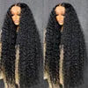 30 40 Inch Deep Wave 13x4 Hd Lace Frontal Wigs Human Hair Wigs for Black Women 180% Density Lace Front Wig Curly Human Hair Wig