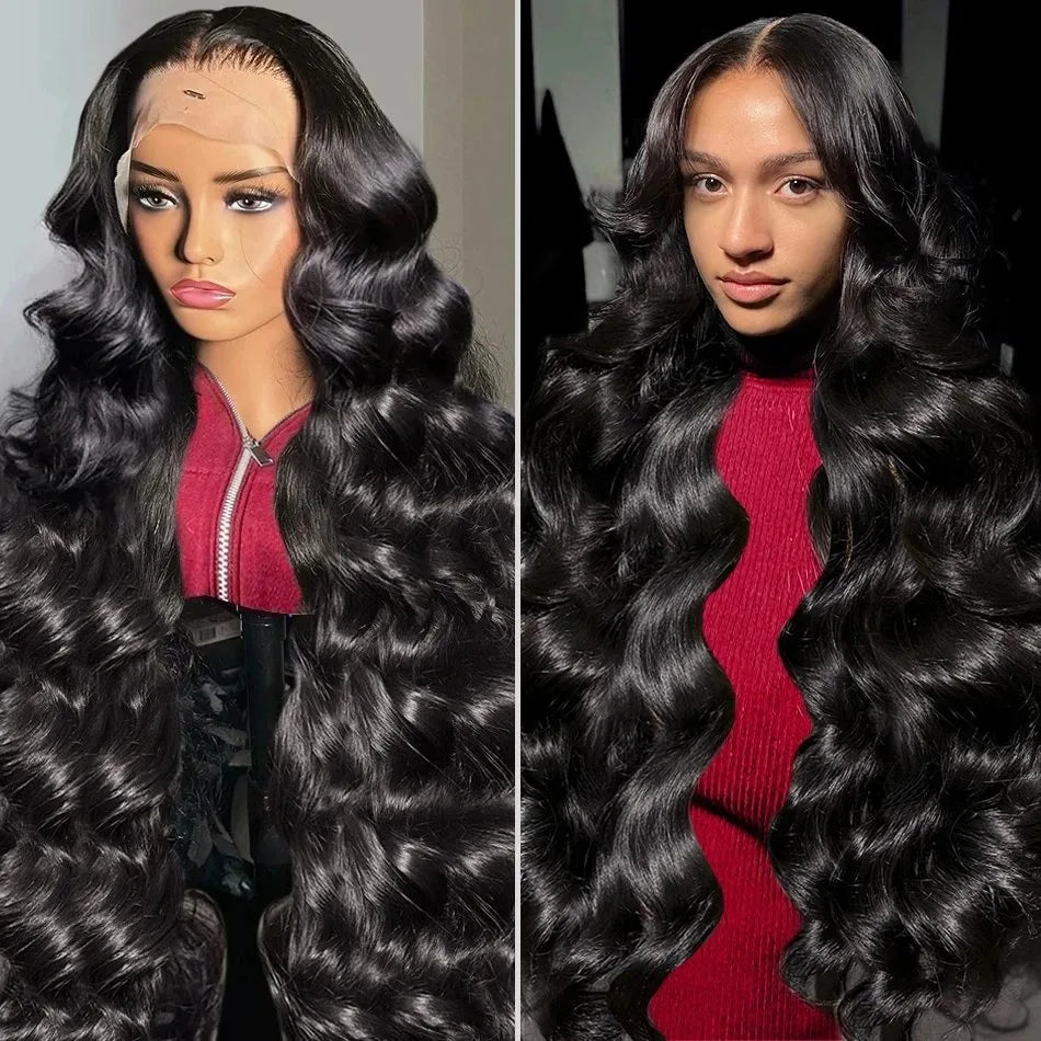 180 Density Lace Front Human Hair Wigs for Women 13x4 HD Lace Frontal Wig 20 44 Inch Body Wave Lace Front Wig Brazilian Hair Wig