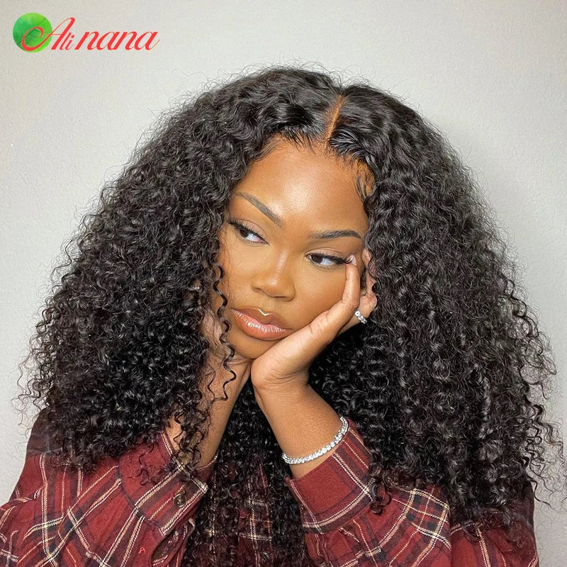 13x6 Honey Blonde Kinky Curly Lace Front Wig Pre-Plucked 180%Density 13x4 Lace Frontal Wigs Highlight Colored Wig Human Hair Wig