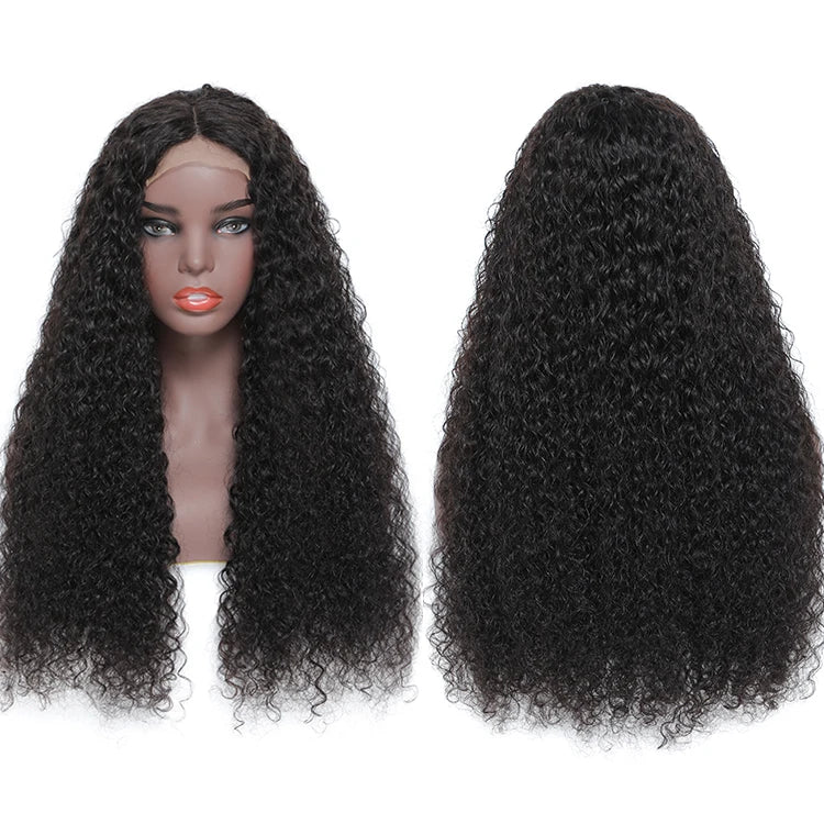 180% Density Peruvian Human Hair Wigs Transparent Lace Front Natural Curly Body Wave Long Swiss HD Lace Frontal Straight Style