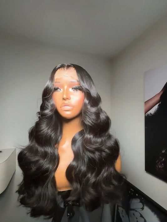Raw Burmese Deep Curly Wave Human Hair Wigs 13x6 Glueless Full HD Lace Front Wig Natural Frontal Virgin 13x4 Lace Frontal Wig