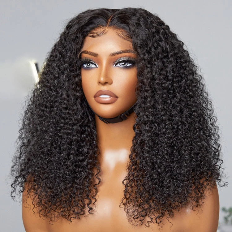 250 Density HD 13X6 Transparent Deep Wave Human Hair Lace Frontal Wig 30 40 Inch 13X4 Water Curly Lace Front Human Hair Wigs