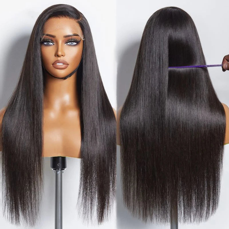 250 Density HD 13X6 Transparent Deep Wave Human Hair Lace Frontal Wig 30 40 Inch 13X4 Water Curly Lace Front Human Hair Wigs