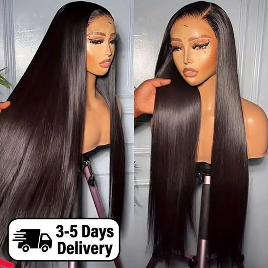 30 40 Inch 100% Cuticle Aligned Raw Unprocessed Human Hair Wigs 13x6 Bone Straight Glueless Lace Front Vietnamese Brazilian Wig