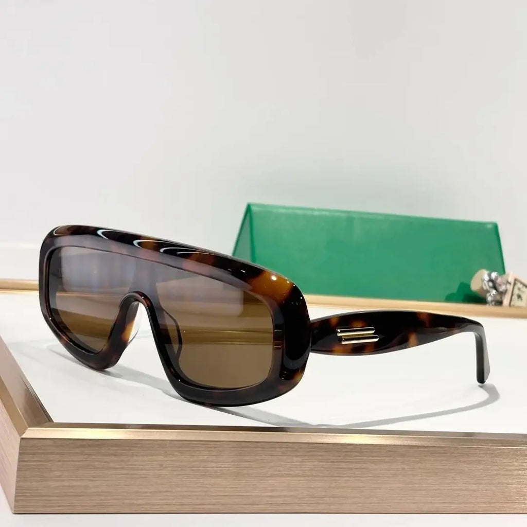 1281S Oversized Sunglasses Integration Acetate Eyeglass Frames UV400 Fashion Top Quality Unisex Driving Travel Fishing Party