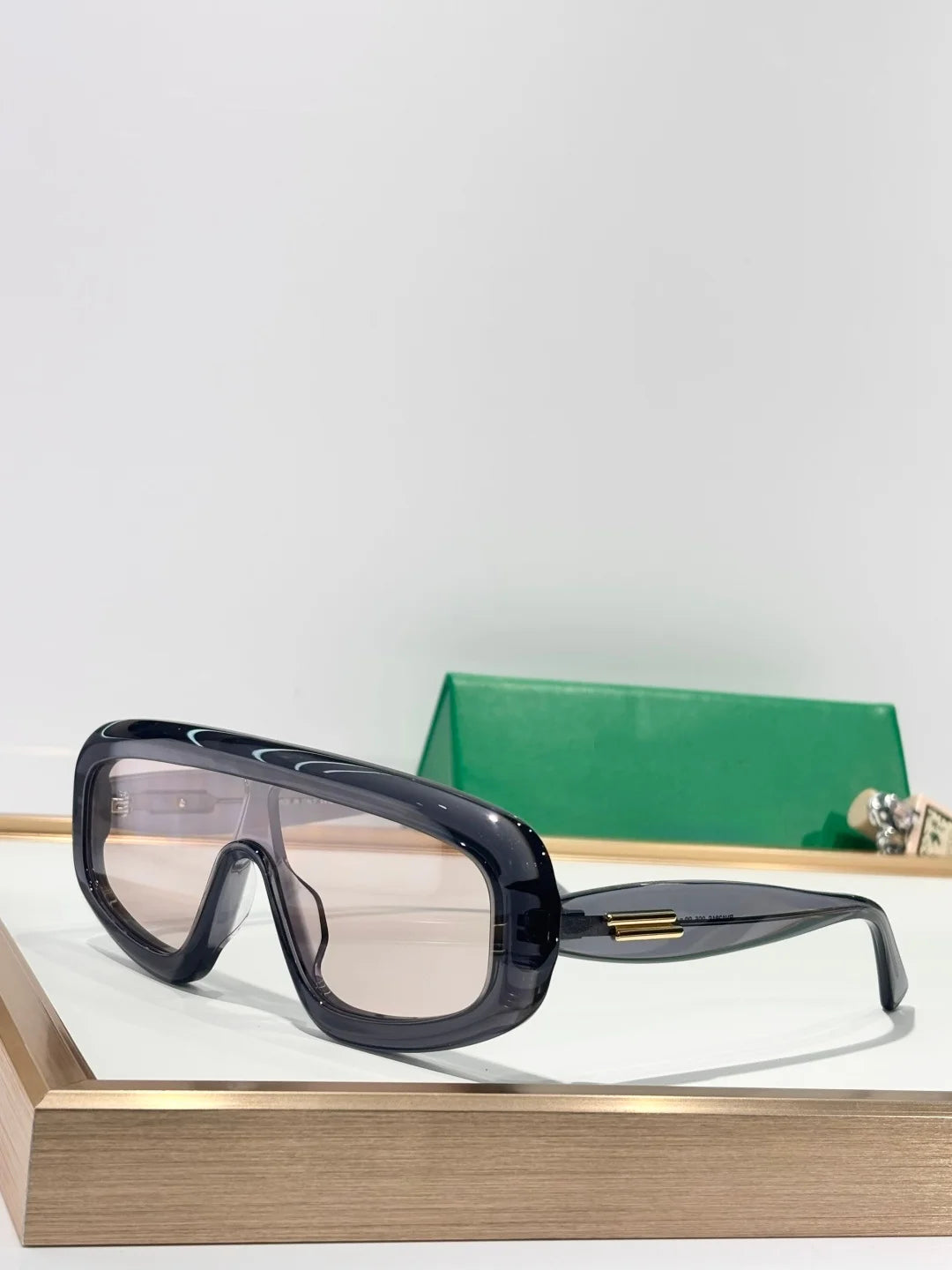 1281S Oversized Sunglasses Integration Acetate Eyeglass Frames UV400 Fashion Top Quality Unisex Driving Travel Fishing Party