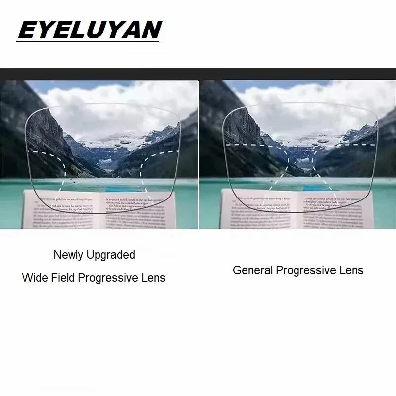 EYELUYAN High-quality Widest Field Progressive Lens Thinner Super Tough Prescription Lenses Free Form Multifocal Aspheric Lens
