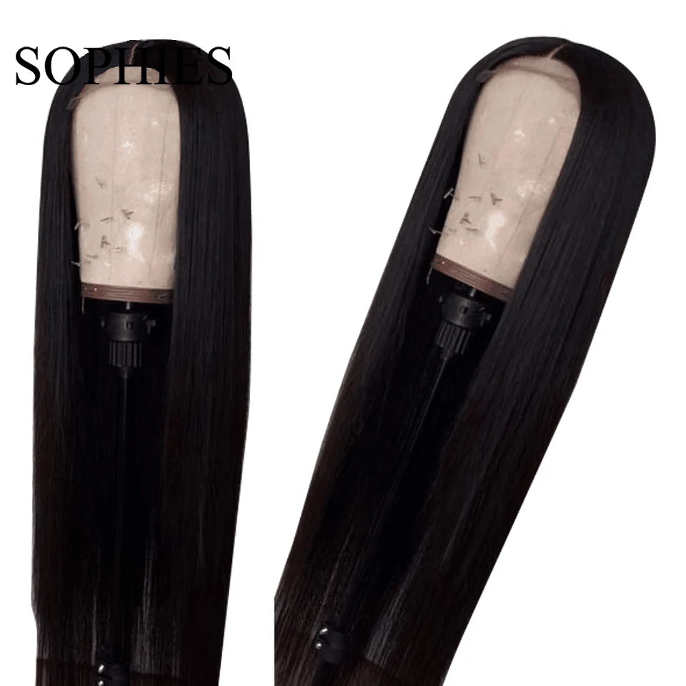 Straight 13x4 Lace Frontal Human Hair Wigs For Women Brazilian Remy Hair 4x4 Lace Wigs Pre Plucked With Baby Hair 180% Density