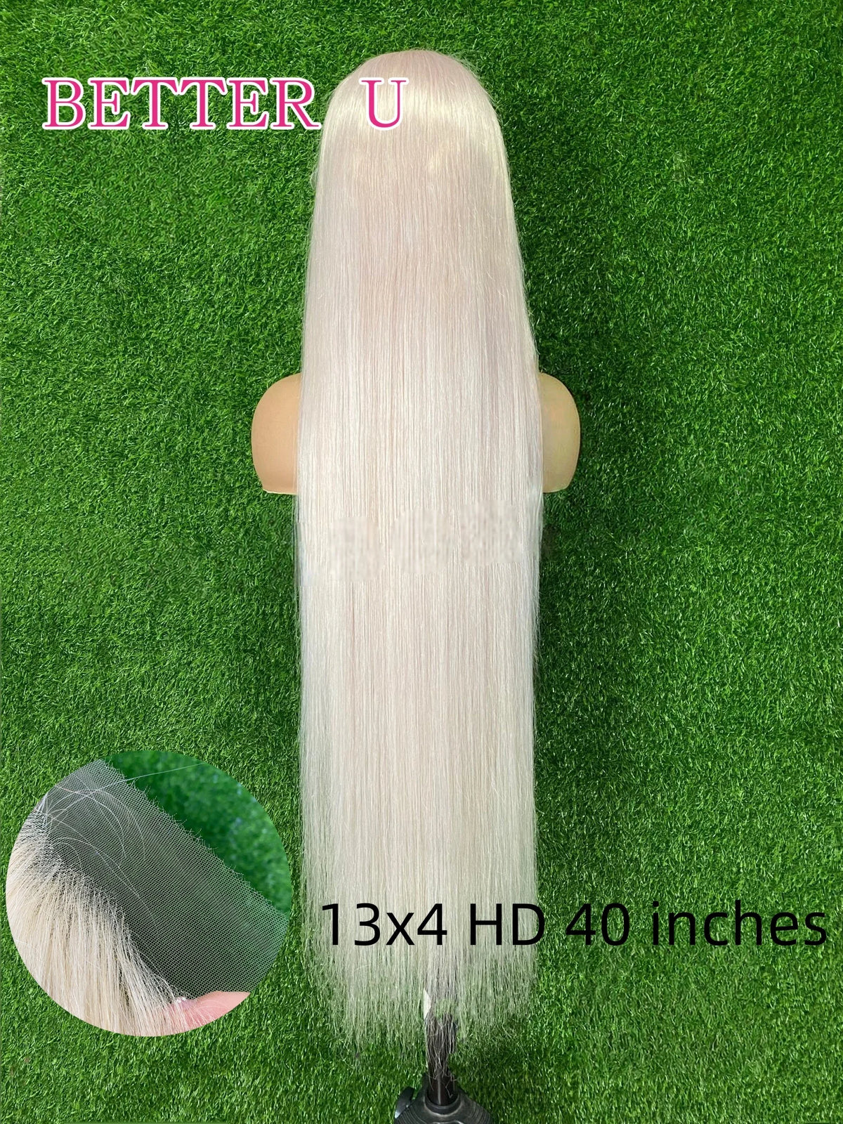 250% Platinum 13x4 13x6 HD Lace Front Human Hair Wigs #60 Pre-Plucking White Blonde Colored Straight Lace Frontal Wig For Women