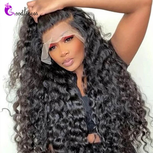 Loose Deep Wave 13x6 Hd Lace Front Human Hair Wig For Women Raw Indian 5x5 Glueless Wig Human Hair Wigs On Clearance Sale