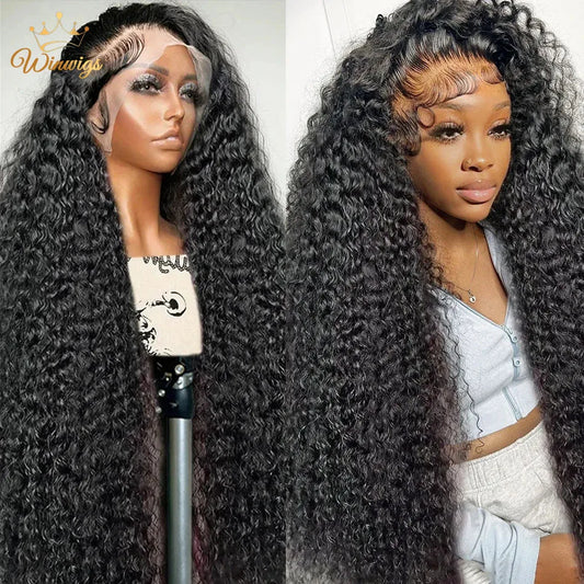 30 Inch Deep Wave Wigs Human Hair 13x4 13x6 Hd Lace Frontal Wigs Water Wave Lace Closure Wig Remy Brazilian Curly Wigs For Women