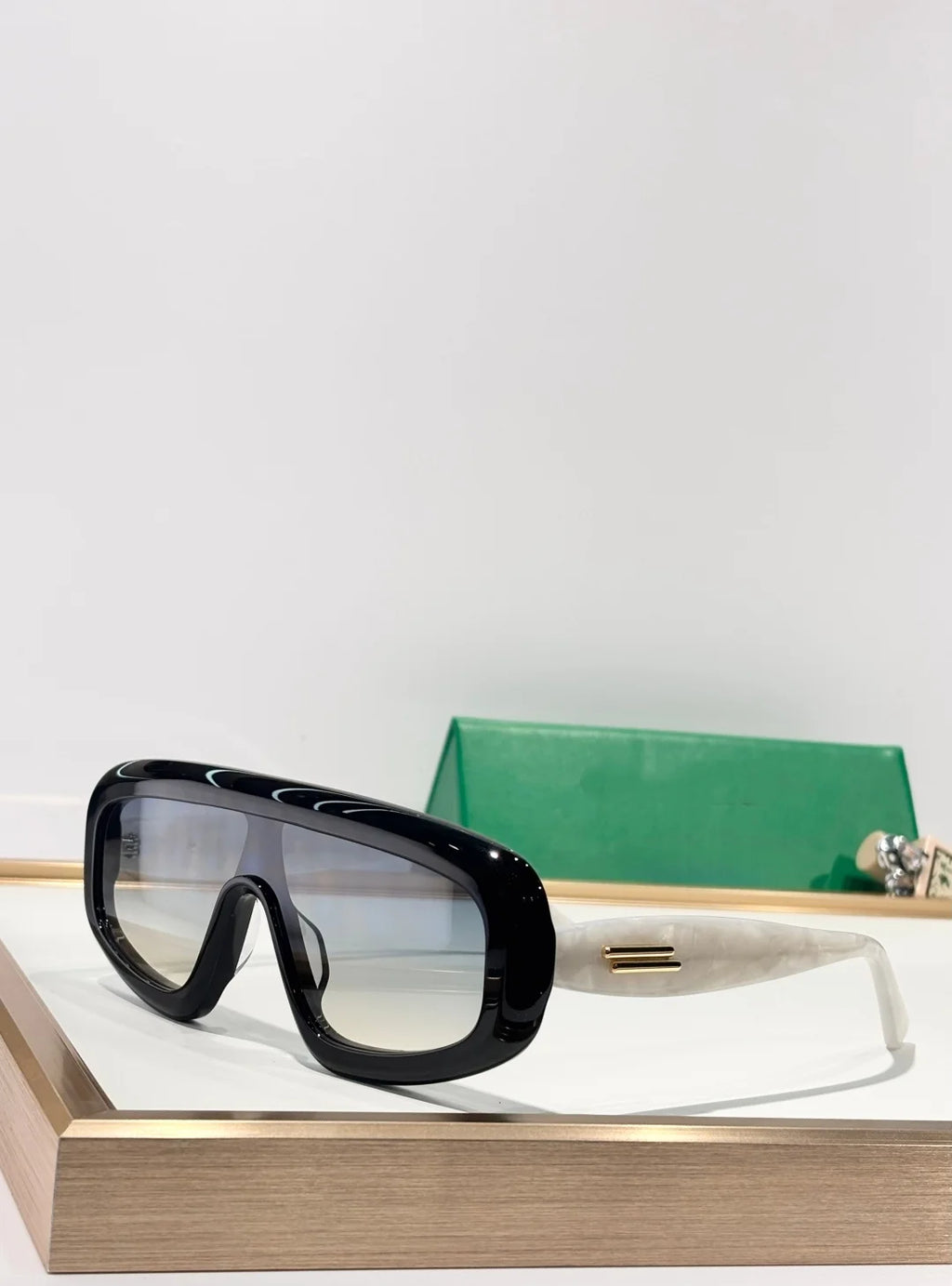 1281S Oversized Sunglasses Integration Acetate Eyeglass Frames UV400 Fashion Top Quality Unisex Driving Travel Fishing Party