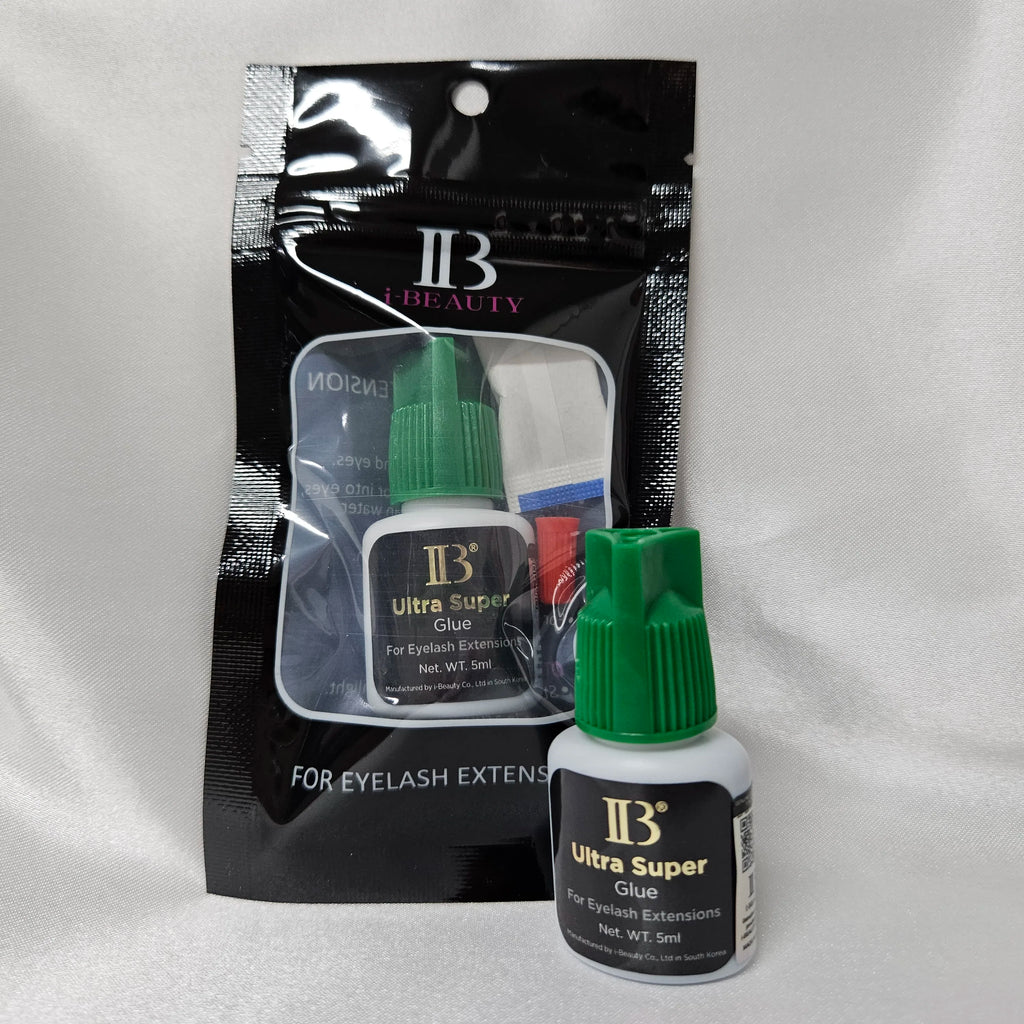 20 Bottles Black False Lashes Adhesive Korea IB Ultra Super Glue Individual Fast Drying Long Retention Eyelash Extensions Glue