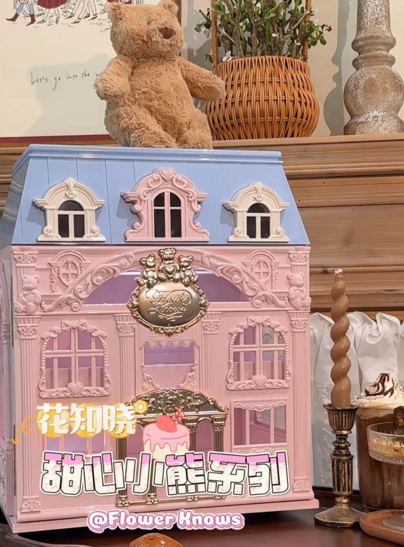 Flower Knows Sweetie Bear Allin Large Gift Box Products Storage Cabinet Cosmetics Storage Box Without Makeup
