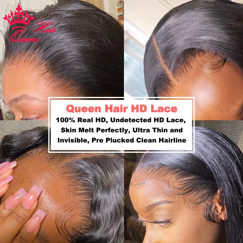 Real Invisible HD Transparent Lace 13x6 13x4 Lace Front Wig Human Raw Hair Wigs pre plucked Lace Frontal Wig Peruvian Straight