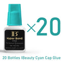 20 Bottles IBeauty Hyper Bond Cyan Cap 5ml 0.5Sec for Eyelash Extensions Glue Makeup Tools Korea Beauty Health Shop Quick Drying