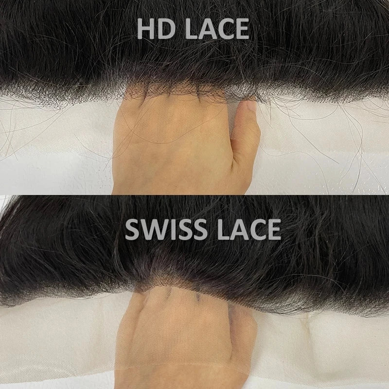 Ali Queen Hair Brazilian Body Wave Raw Virgin Hair Bundles With Closure 4x4 Transparent HD Lace Closure With Baby Hair Free Part