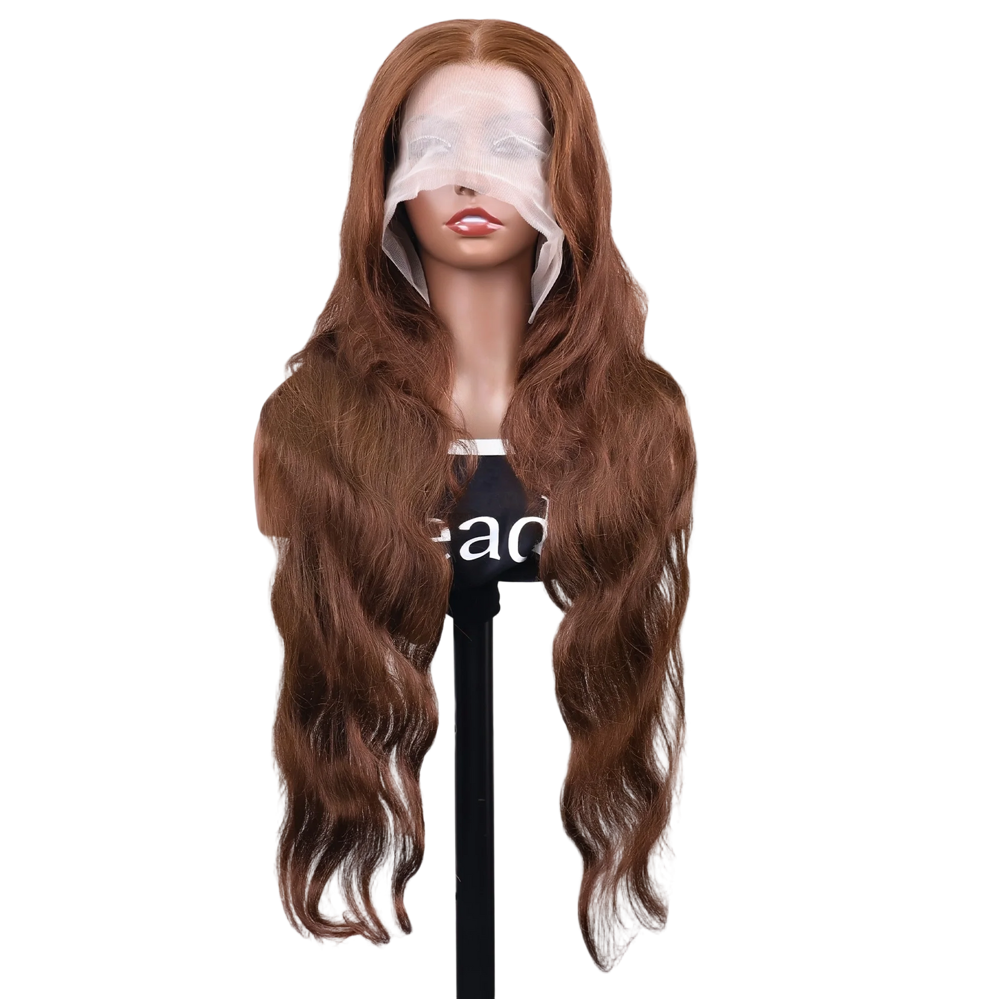 36 38 Inch Body Wave Chocolate Brown Lace Front Wigs Human Hair Pre Plucked Brazilian Virgin Hair 13x4 HD Frontal Wig For Women