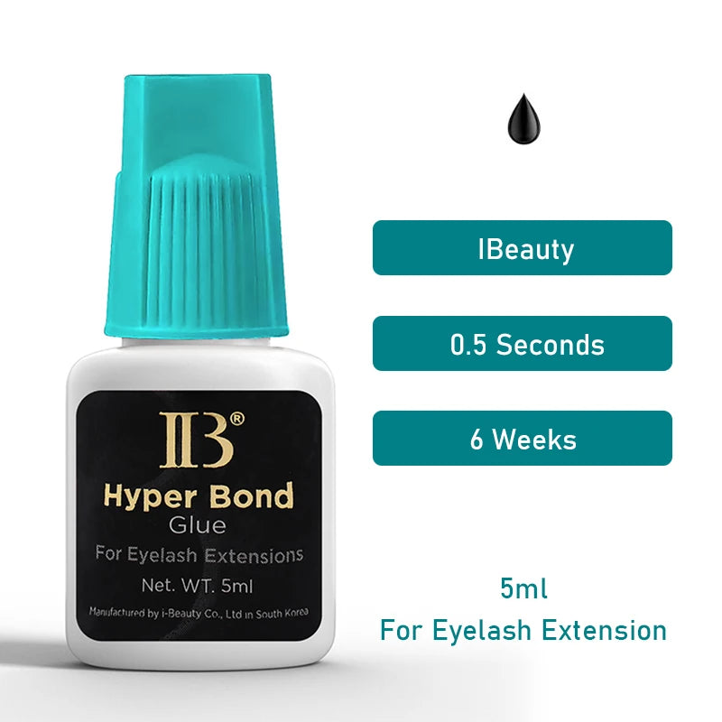 20 Bottles IBeauty Hyper Bond Cyan Cap 5ml 0.5Sec for Eyelash Extensions Glue Makeup Tools Korea Beauty Health Shop Quick Drying