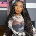 32 34Inch Loose Deep Wave Wig 180 Density 13x4 13x6 HD Transparent Lace Frontal Wig Brazilian Human Hair Wigs For Women Lemoda