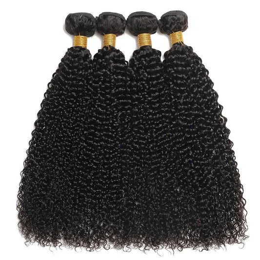 Finros Curly Bundles Human Hair Deep Wave Raw Hair Bundles Unprocessed Double Weft  Brazilian Virgin Hair Extensions Weave
